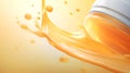 Kojic Acid skin products. Close-up. Banner. Royalty Free Stock Photo