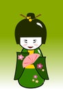 Kokeshi doll Royalty Free Stock Photo