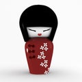 Kokeshi Doll Royalty Free Stock Photo