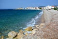 Kokkari bay. Samos island. Greece Royalty Free Stock Photo