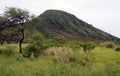 Koko Crater, Hanauma Bay, Honolulu, Island of Oahu, Hawaii, United States Royalty Free Stock Photo