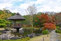 Koko-en Garden of Himeji City during Autumn Season Royalty Free Stock Photo