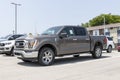 Ford F150 display at a dealership. The Ford F-150 is available in XL, XLT, Lariat, King Ranch, Platinum, and Limited models