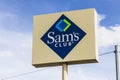 Kokomo - Circa October 2016: am's Club Warehouse Logo and Signage. Sam's Club is a chain of membership only stores I Royalty Free Stock Photo