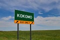 US Highway Exit Sign for Kokomo