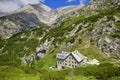 Kokrsko saddle with Grintovec mountain, Slovenia Royalty Free Stock Photo