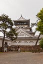 Kokura castle in Kitakyushu, Japan Royalty Free Stock Photo