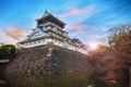 Kokura castle in Kitakyushu nearby Murasaki river in Fukuoka