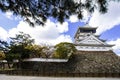 Kokura Castle was built by Hosokawa Tadaoki in 1602,Historical building.Kokura Castle is a Japanese castle in Kitakyushu, Fukuoka Royalty Free Stock Photo