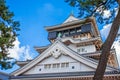 Kokura Castle was built by Hosokawa Tadaoki in 1602,Historical building.Kokura Castle is a Japanese castle in Kitakyushu, Fukuoka Royalty Free Stock Photo