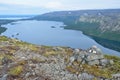 Russia,Kola Peninsula, Lovozero tundras, Seydozero Royalty Free Stock Photo