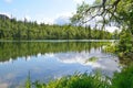 Kola Peninsula, Lovozero tundras, Seydozero in summer, Karelia, rural landscape in the village of Conchezero Royalty Free Stock Photo