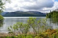 Kola Peninsula, Lovozero tundras, Seydozero in summer Royalty Free Stock Photo