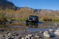 Black Jeep Wrangler Sahara Royalty Free Stock Photo