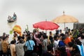 The Kolabau ritual at the river Ganga