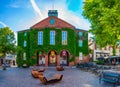 Kolding, Denmark, June 16, 2022: Town hall in the center of Kold