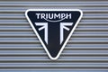Triumph logo on a wall