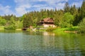 Koliba pri jazere cottage by Krpacovo lake in Low Tatras mountains