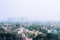 Kolkata City of Joy Skyline View. Landscape Scenery Urban India Cityscape. Architecture Business Travel Tourism Center City.