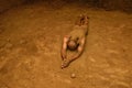 Kushti wrestler on daily trainining in akhara. Kushti or Pehlwani is traditional form of wrestling in India