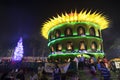 KOLKATA , INDIA - OCTOBER 1, 2014 : Durga Puja festival, decorated pandal Royalty Free Stock Photo