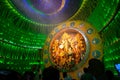 KOLKATA , INDIA - OCTOBER 1, 2014 : Durga Puja festival, documentary editorial