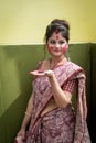 Kolkata, India Ã¢â¬â 8th October 2019; Women participate in Sindur Khela at a puja pandal on the last day of Durga puja at Baghbazar