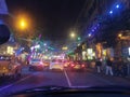 Kolkata park street chirsmas view