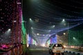 Kolkata Street Decorated with Colourful lights for Christmas Celebeation 3