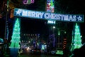 Kolkata Street Decorated with Colourful lights for Christmas Celebeation 7