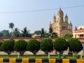 Sacred Bengali Hindu temple of goddess Durga devi situated at Dakshineswar Kali in Calcutta.