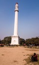 The historic Shaheed Minar pillar at Esplanade in the city of Kolkata