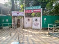 Main gate of Mohun Bagan Athletic Club. Mohun Bagan is a professional football