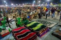 Woolen carpets , door mats, handicraft products being sold at hastashilpomela or handicrafts fair Royalty Free Stock Photo