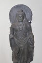 Ancient Gandhara style (Indo-Greco or Greco-Buddhist art) Lord Buddha statue at Kolkata Museum