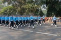Indian military force at Red Road, Kolkata