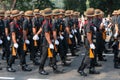 Indian military force at Red Road, Kolkata