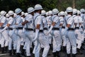 Kolkata Police force at Red Road parade, Kolkata