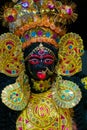 Clay idol of Goddess Kali