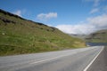 Kollafjord from a street on Faroe Islands