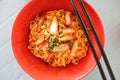 Kolo Mee red - popular sarawak street food