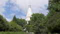 Kolomenskoye Cathedral and sky with cloud landscape