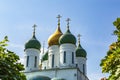 Beautiful white Assumption Cathedral in Kolomna, Russia