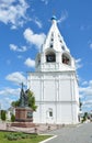 Kolomna. Russia. The bell tower of Tikhvinskaya church