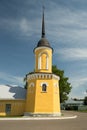 Kolomna, Russia. Fence Tower Of Church Of Protection Of Holy Virgin In Novo-Golutvinsky Trinity Monastery. Royalty Free Stock Photo