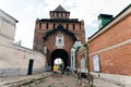Kolomna, Russia - may 2023 Pyatnitskie Gates of Kolomna Kremlin