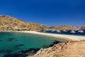 Kolona beach Kythnos Royalty Free Stock Photo