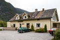 The Kolonialen Kafe a traditional coffee shop at the city center of Skjolden, Havhellefjorden, Norway