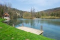 Kolpa river, a place to swim