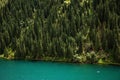 Kolsay Lake in Tien-Shan mountain, Kazakhstan Royalty Free Stock Photo